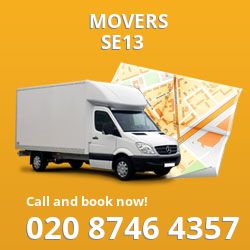 Lewisham removals in SE13